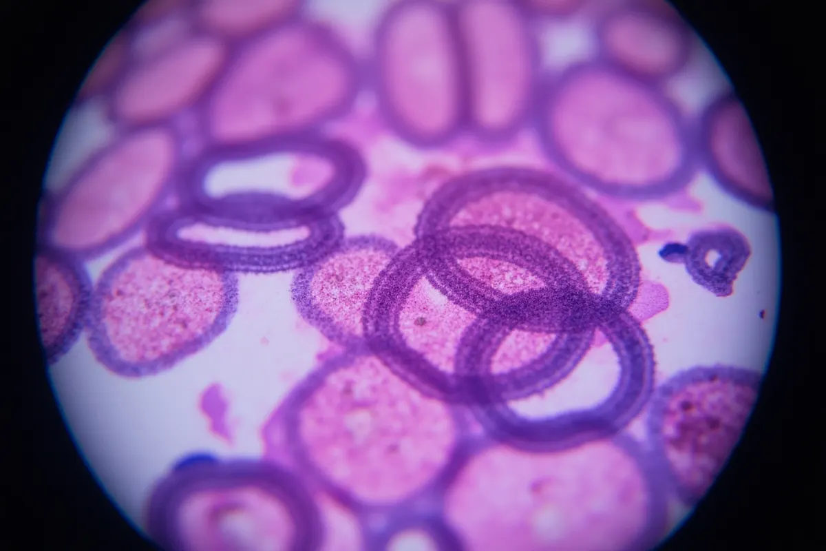 Células cancerosas vistas al microscopio