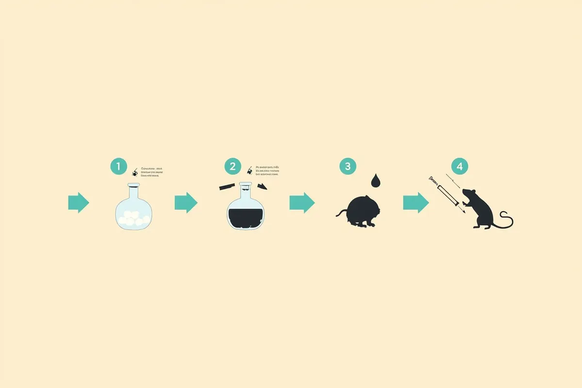 Diagrama del experimento: células periosteas cultivadas en microgravedad se dividen en dos líneas (células vivas y su secretoma) que se aplican a ratas con osteoporosis para regenerar hueso.