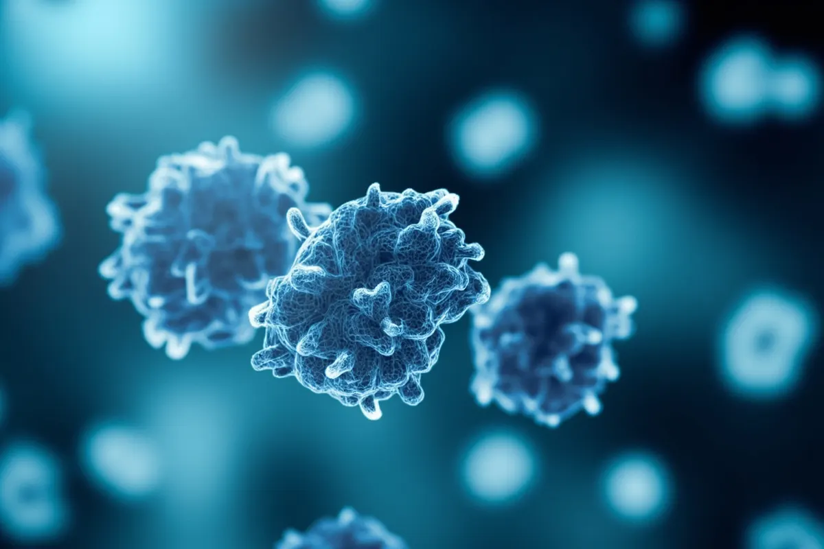 Células cancerosas observadas al microscopio