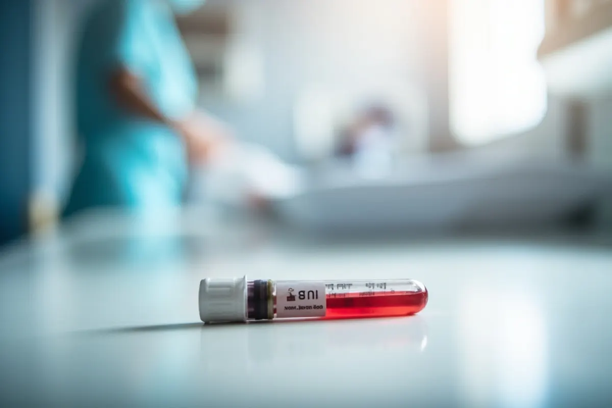 Tubo para análisis de sangre