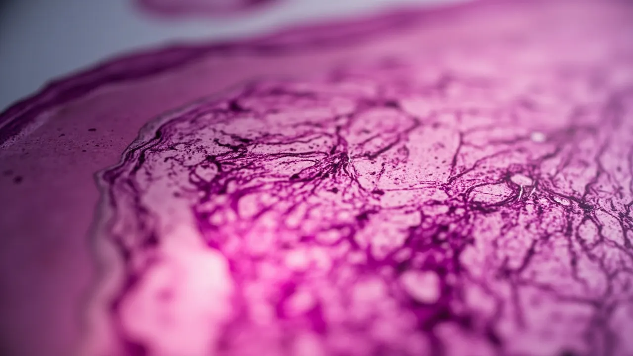 Tejido pulmonar visto al microscopio, donde patrullan los macrófagos