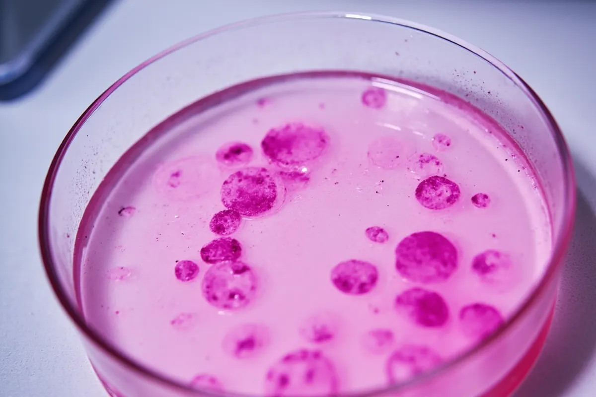Células epiteliales del intestino vistas al microscopio